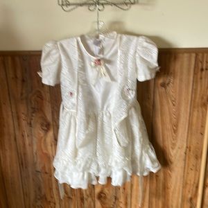 Girls Fancy Dress Cream